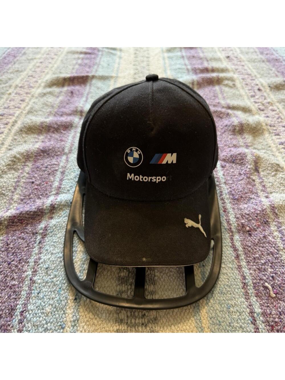 Vintage 00s BMW Motorsports M-Power Team Hat Anthracite Puma Adjustable OSFA
